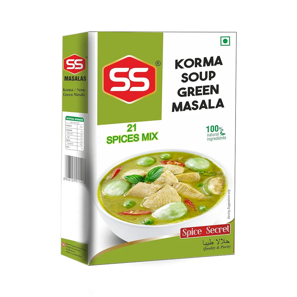 SS MASALAS Korma Green Curry Masala